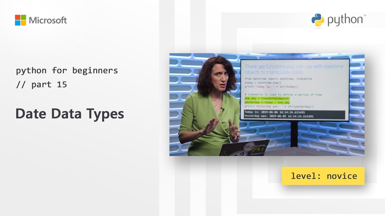 Demo: Dates | Python for Beginners [16 of 44]
