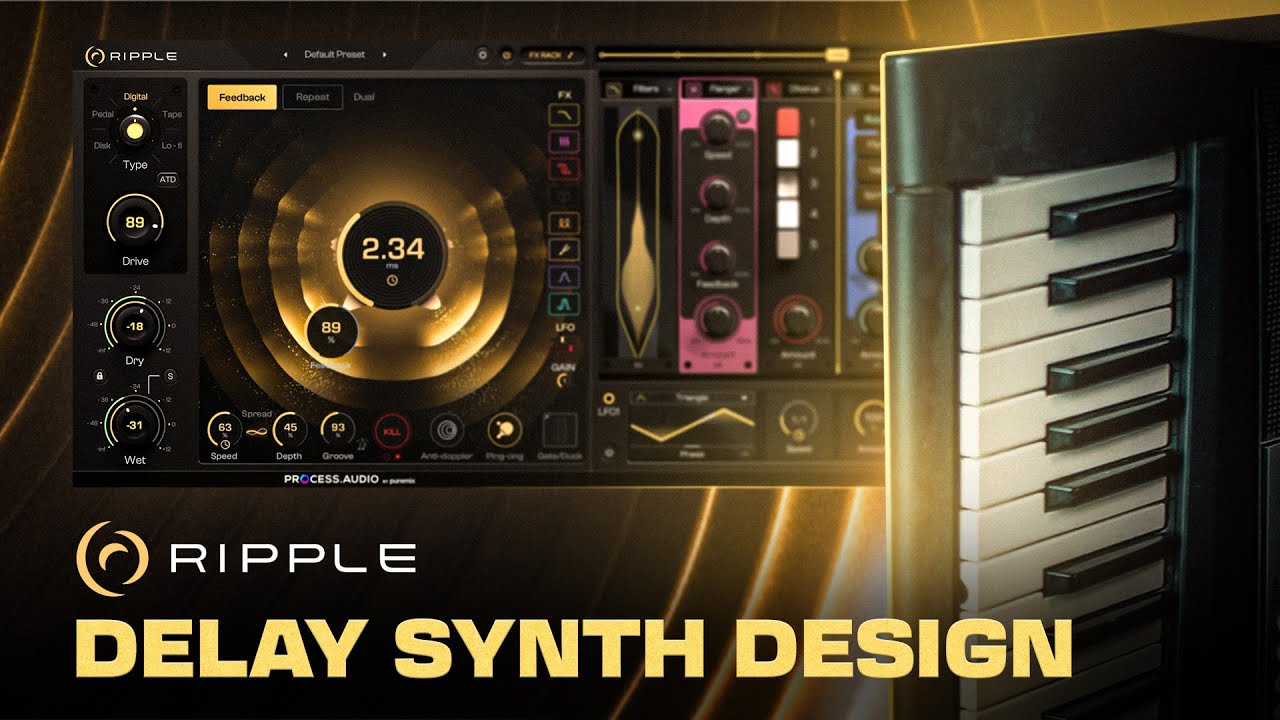 How to create Delay Synth Design with Ripple