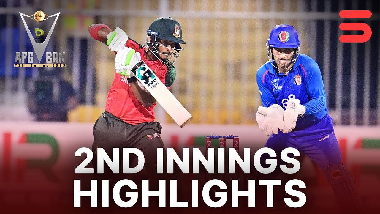 2nd Innings Highlights | Afghanistan vs Bangladesh | Match 03 | T20I Series | ACB | 311K
