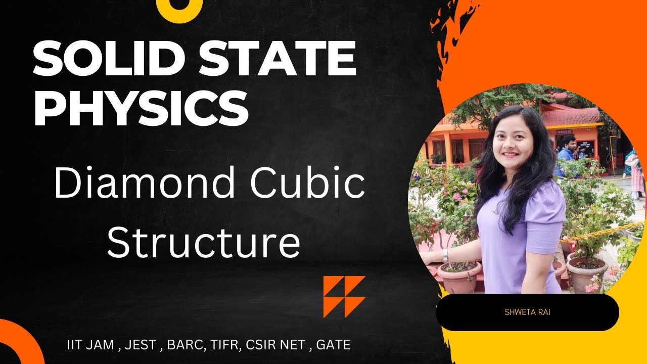 Lecture 12 - Diamond Cubic Structure  || IIT JAM , JEST, TIFR , NET, GATE , BARC , DRDO ||