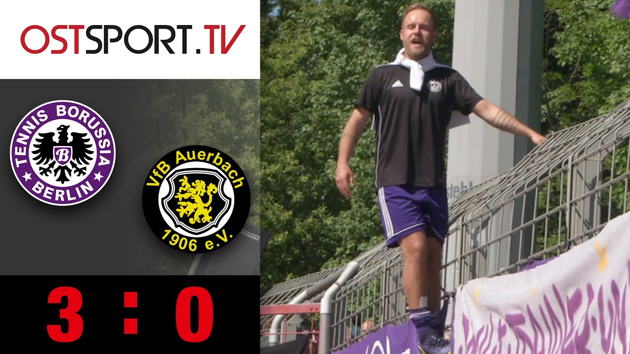 TeBe-Party bei Zschiesche-Abschied! : Tennis Borussia - Auerbach 3:0 | Regionalliga Nordost