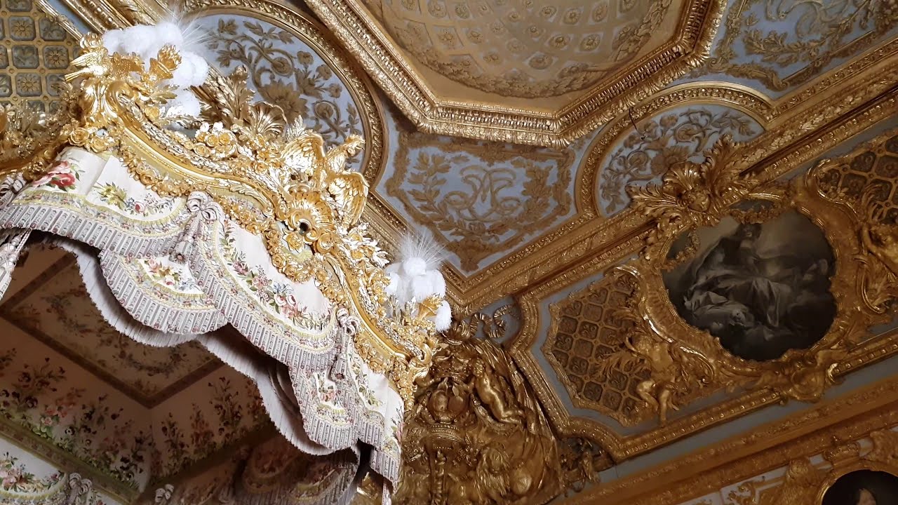 FRANCE Inside Marie Antoinette's Bedroom: The Royal Luxury of Versailles! 🇫🇷👑