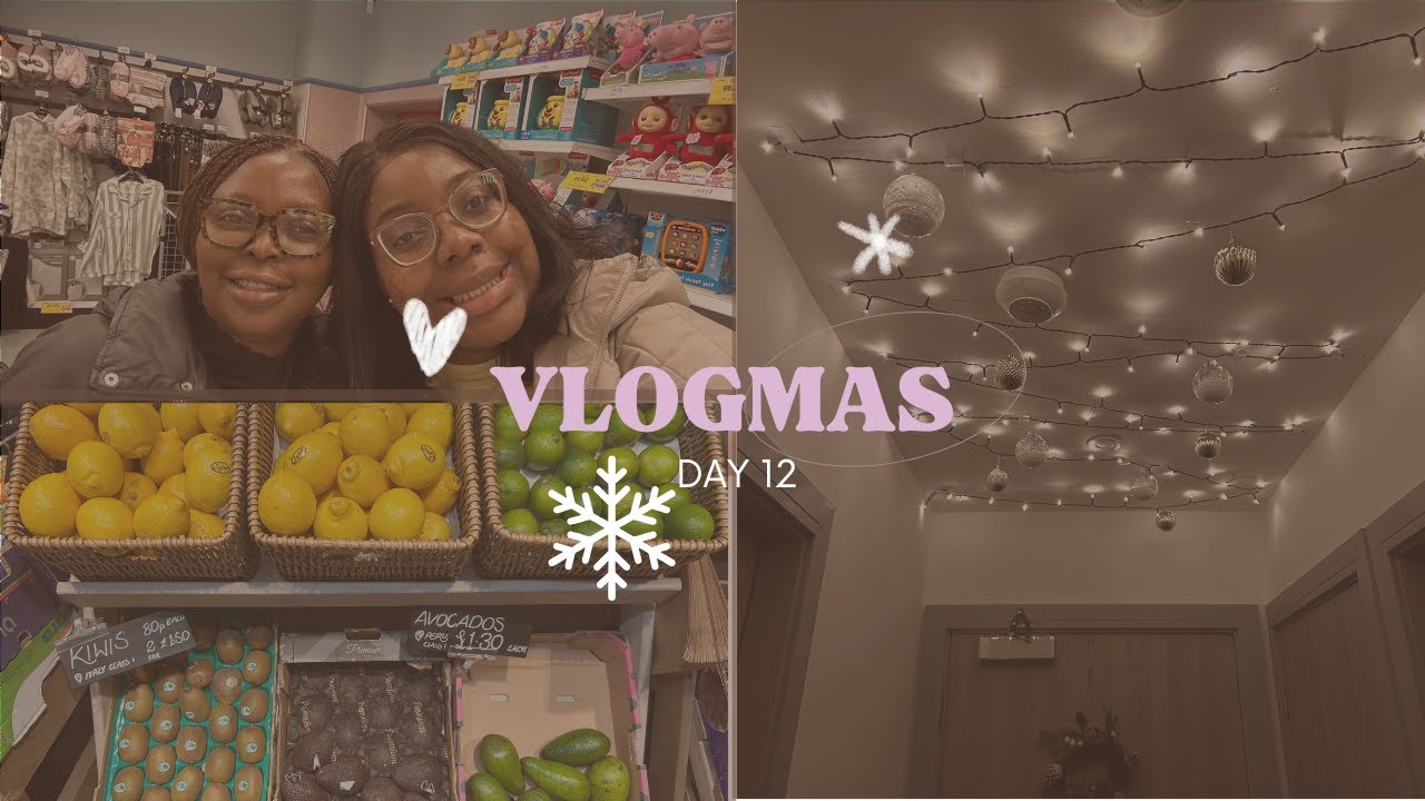 Vlogmas Day 12: Shopping with Mom | Nollywood Binge & My Christmas Gratitude!