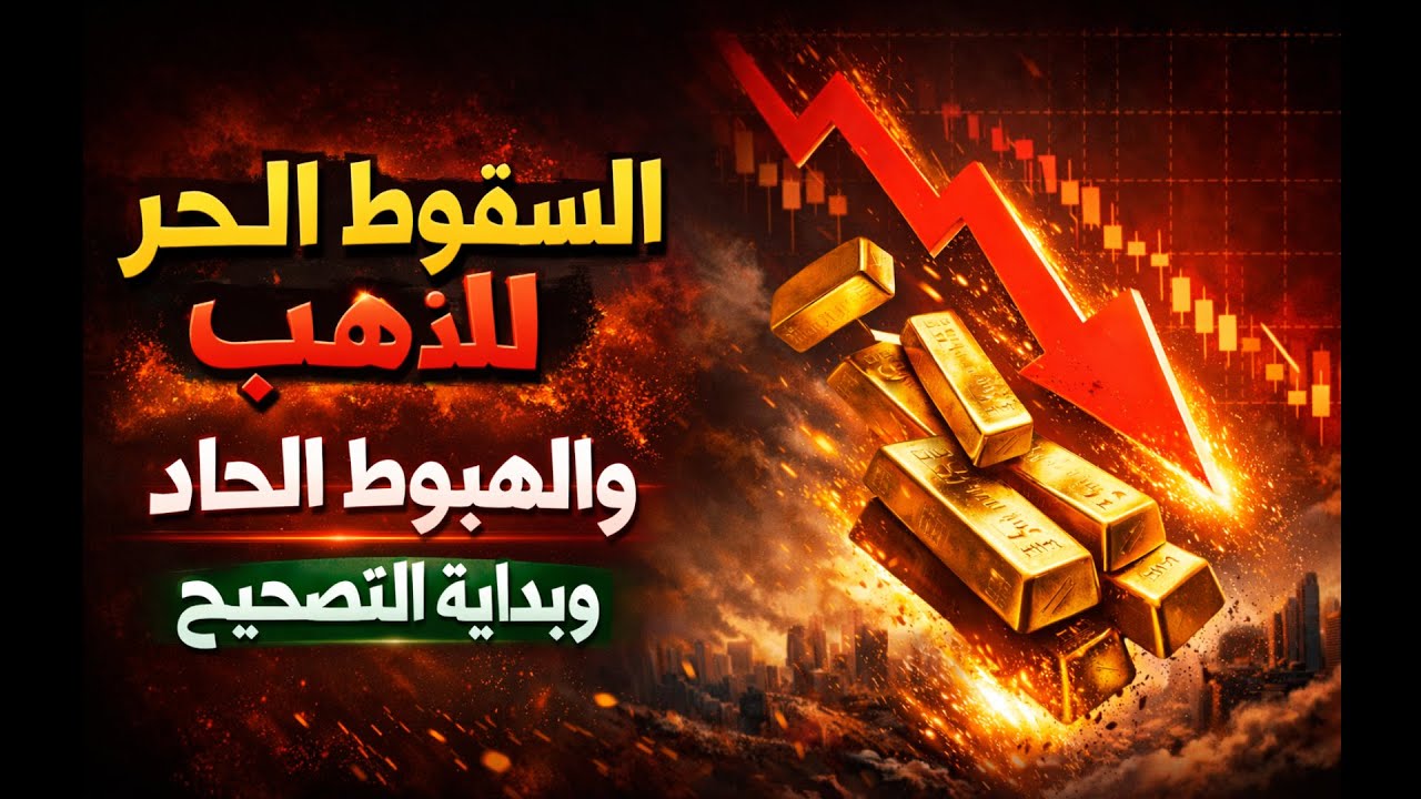 ⚠️ هام جداً - السقوط الحر للذهب وبداية التصحيح #adelonsi #الذهب #أسعار_الذهب