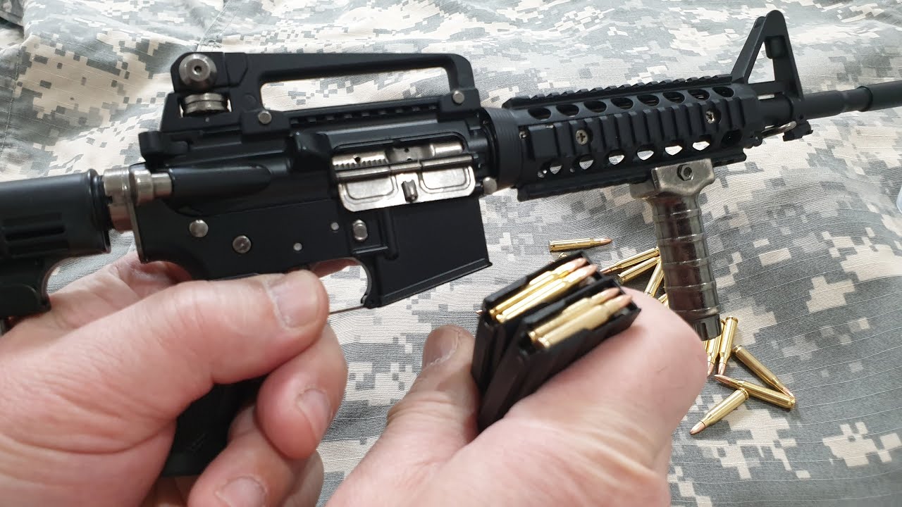 실총 느낌의 풀메탈 미니M4.. 탄알이 튀네요! Alloy Army M4A1 in 1/2.05 Scale (Shell Ejecting)