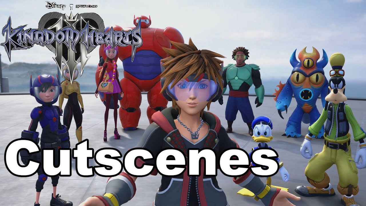 KINGDOM HEARTS 3 San Fransokyo Big Hero 6 CUTSCENES
