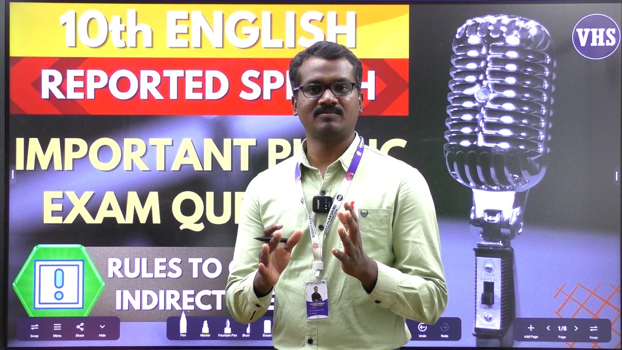 Score Full Marks in Reported Speech! 🔥 | 10th English Public Exam 2026 #english #publicexam2026
