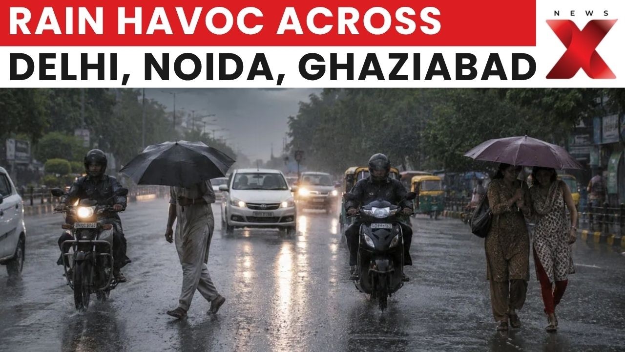 Delhi Rains Bring NCR to a Halt | Noida, Ghaziabad Face Severe Waterlogging | Latest News | NewsX