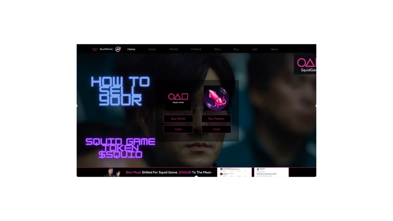 How to sell your Squid Token