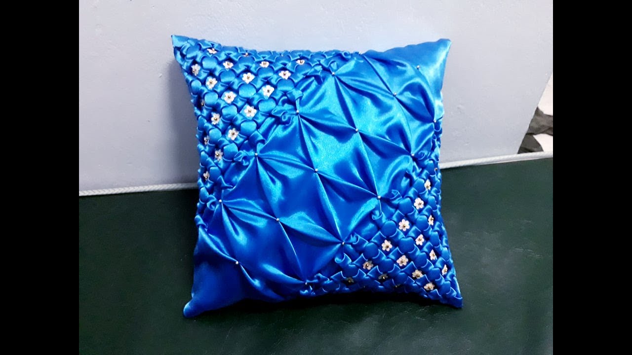 ผังหมอน/สอนวิธีเย็บ/วิธีจับจีบหมอนอิงลายสม๊อค (Smocking Pattern/Smocked Pillow)