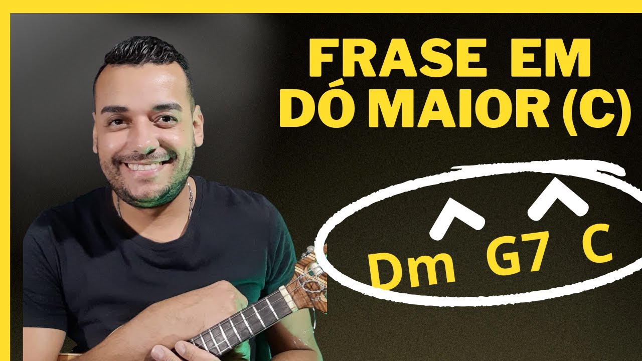 Aprenda agora uma frase no cavaquinho em Dó Maior.