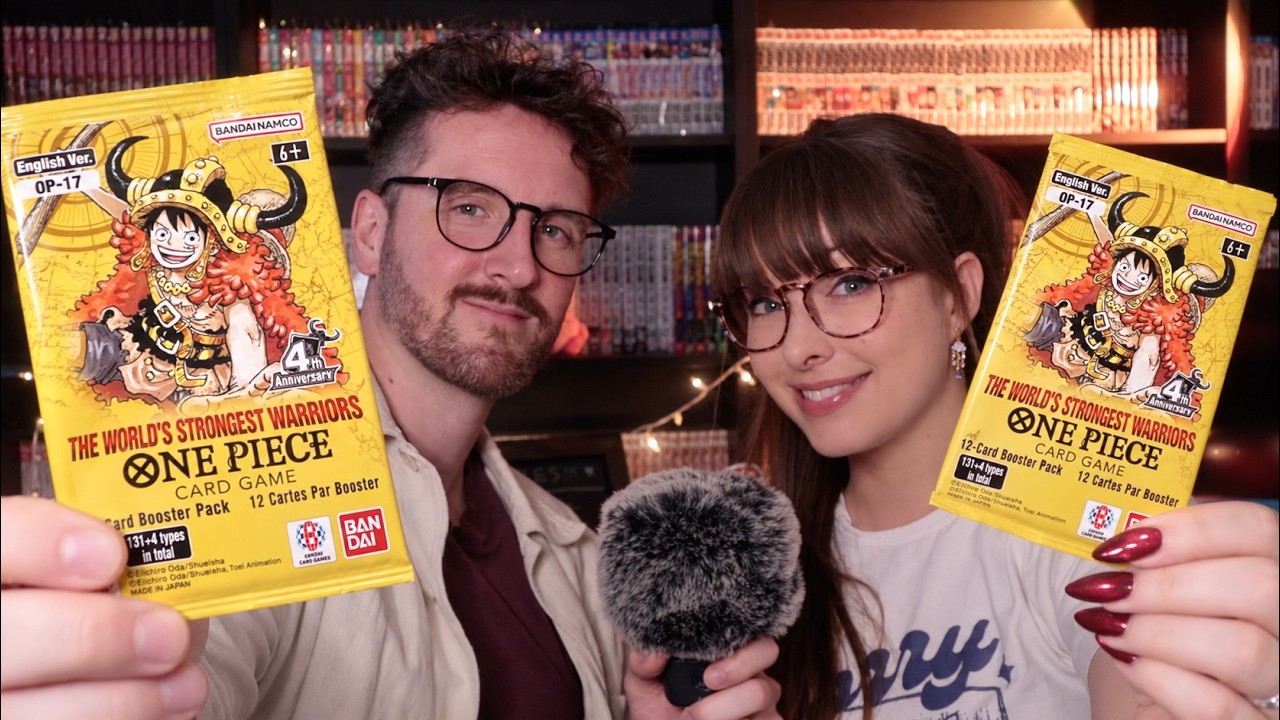 ASMR 🆚 One Piece TCG Pack Battle | TCG Card Opening to Relax You (Whisper, Tapping & Crinkle)