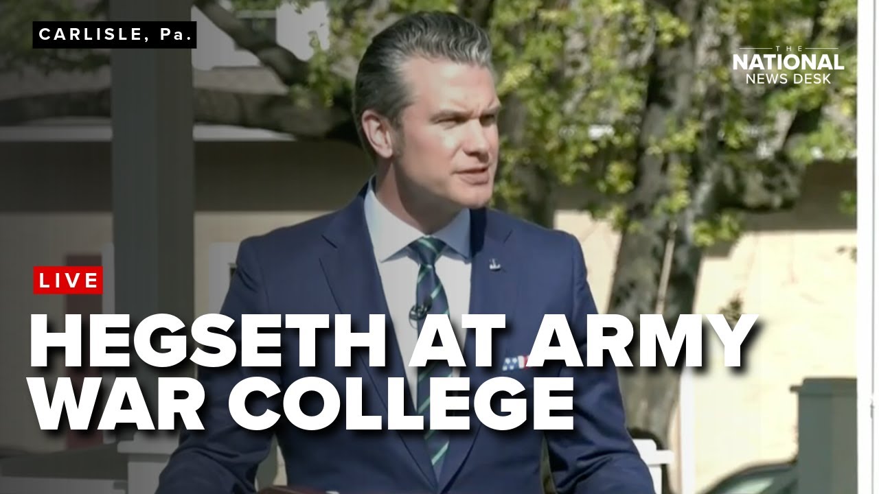 Pete Hegseth visits U.S. Army War College