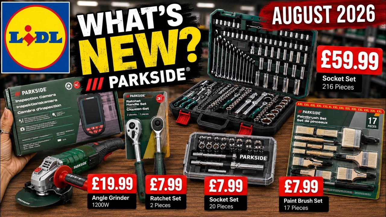 LIDL NEW PARKSIDE TOOLS This Week August 2026📍Dixon St, Lincoln #middleoflidl #lidl #parksidetools