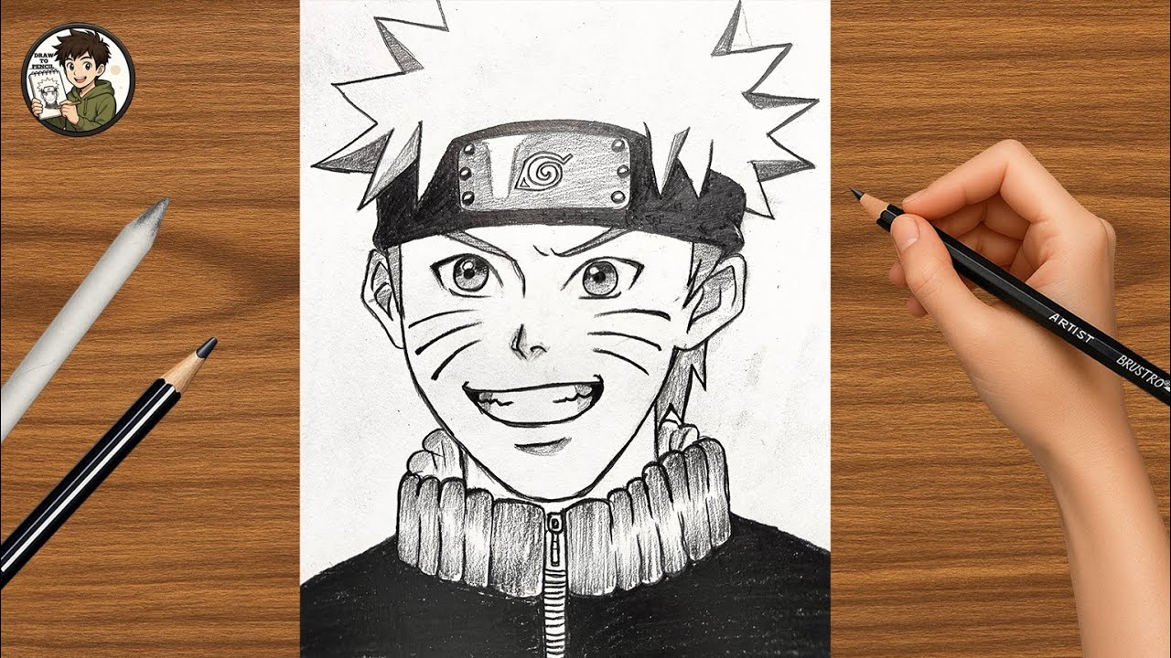 How to draw anime for beginners || easy naruto uzumaki drawing step by step 