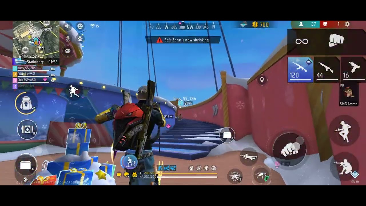 Br push in free fire 