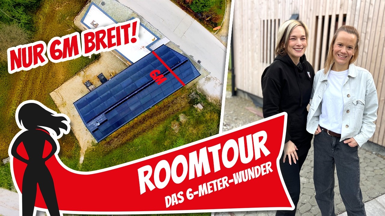 Das unmögliche Grundstück: Modernes Holzhaus auf nur 6m Baufenster | Roomtour | Hausbau Helden