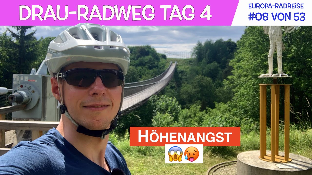 Drau-Radweg Tag 4 | Tolle Natur, Brücken und Höhenangst... | Drava Bike | Europa-Radreise #08 von 53