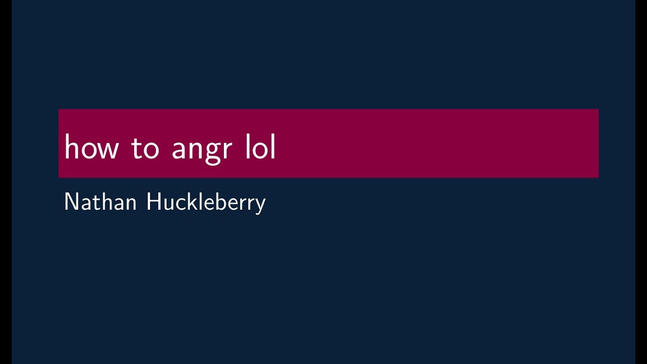 How To Use angr