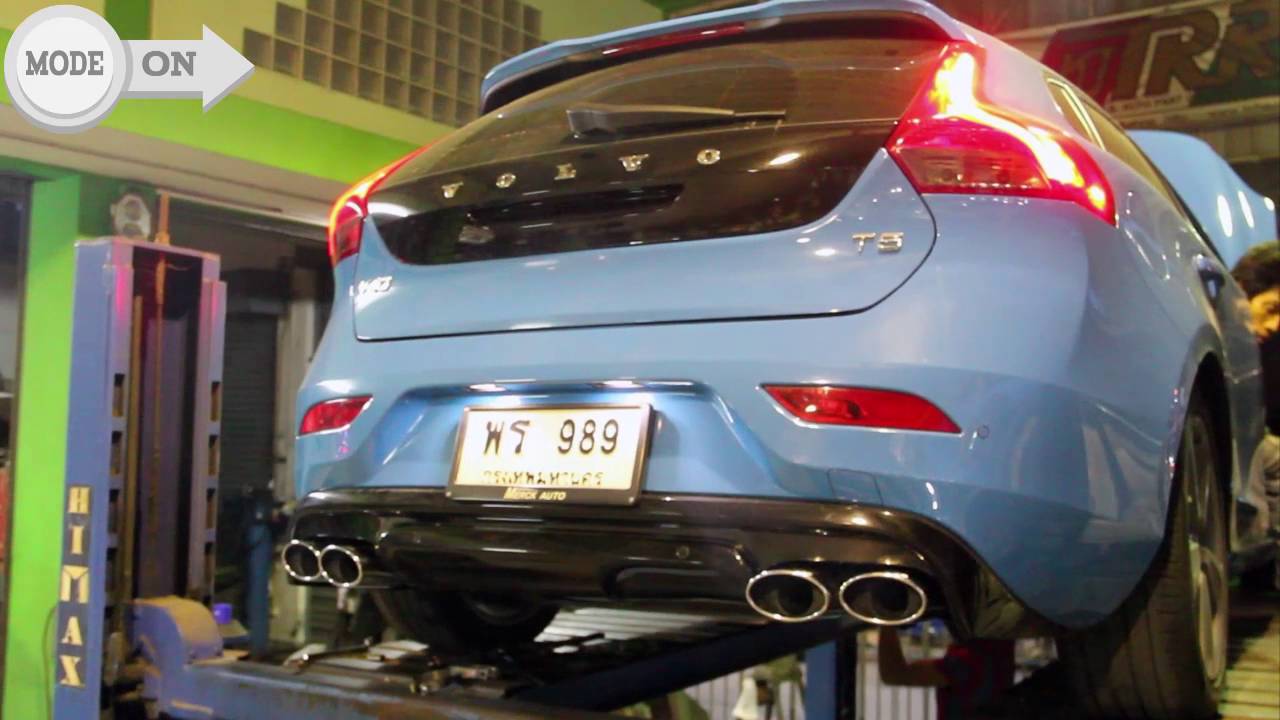 Volvo V40  T5 2 0 AT ● Down pipe & center Exhaust pipe & Valve ●
