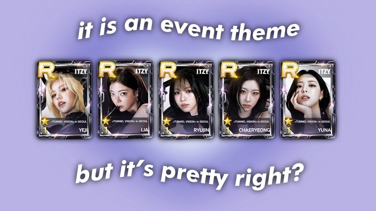 itzy tunnel vision in seoul event limited theme 🕳️ superstar jypnation