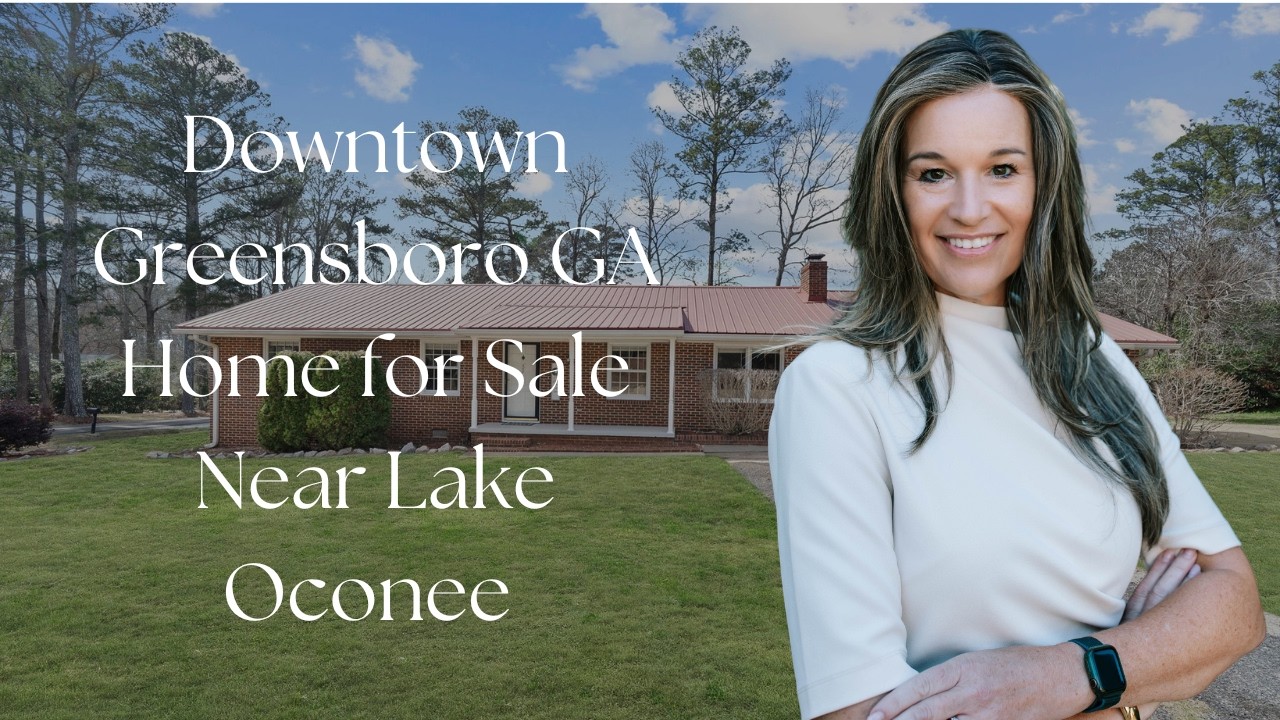 Downtown Greensboro GA Home for Sale Near Lake Oconee