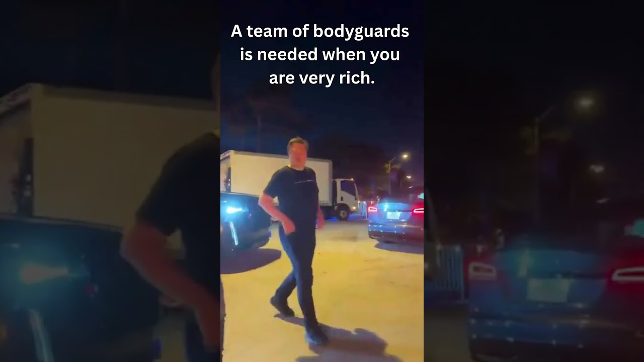 Elon Musk bodyguards. How much do they earn?