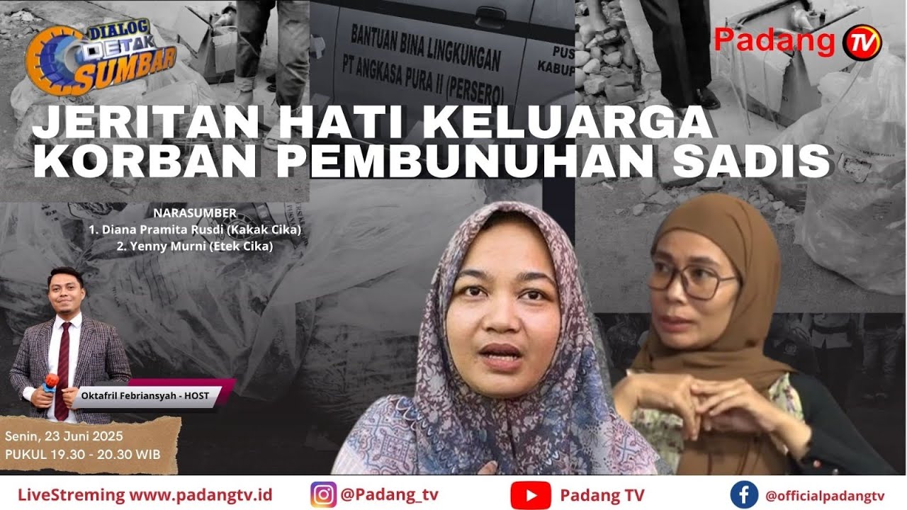 🔴 LIVE : Dialog Detak Sumbar - Ayah Ibu Meninggal Karena Shock. P3mbvnuh Orang Terdekat