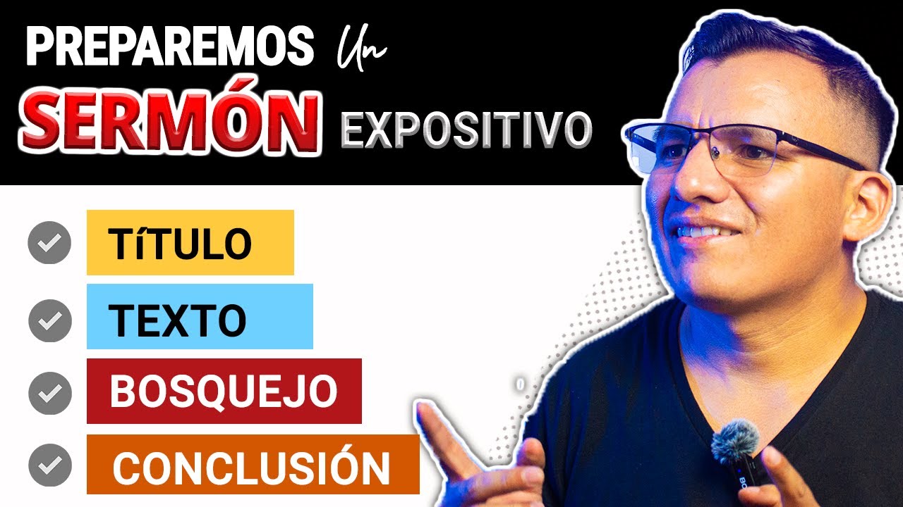 Aprende a PREDICAR paso a paso || Serm&oacute;n Expositivo - CLASE 2 🔥📖🎤