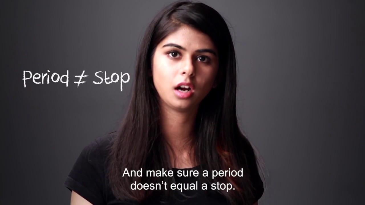 Periods are nothing to hide.  Aranya Johar for Menstrual Hygiene Day India