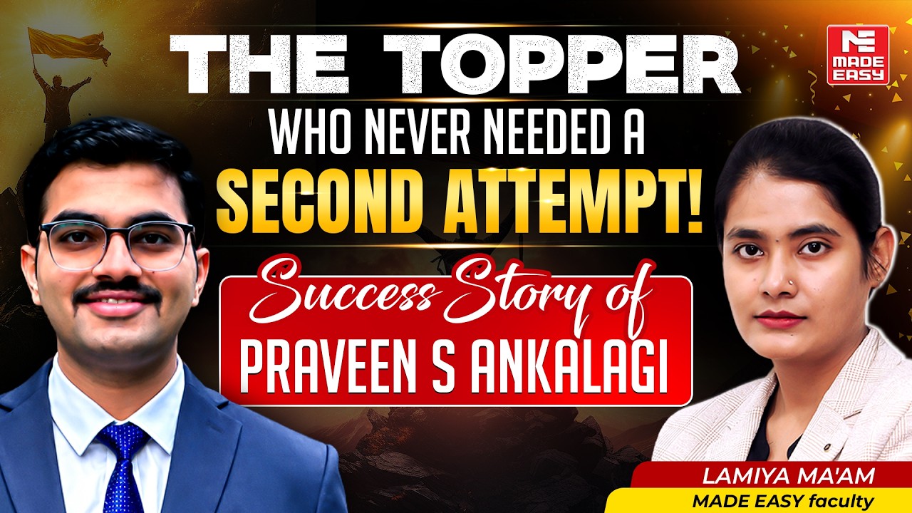 How He Cracked ISRO, UPSC ESE, GATE & AAI in His First Attempt | Praveen S. Ankalagi!