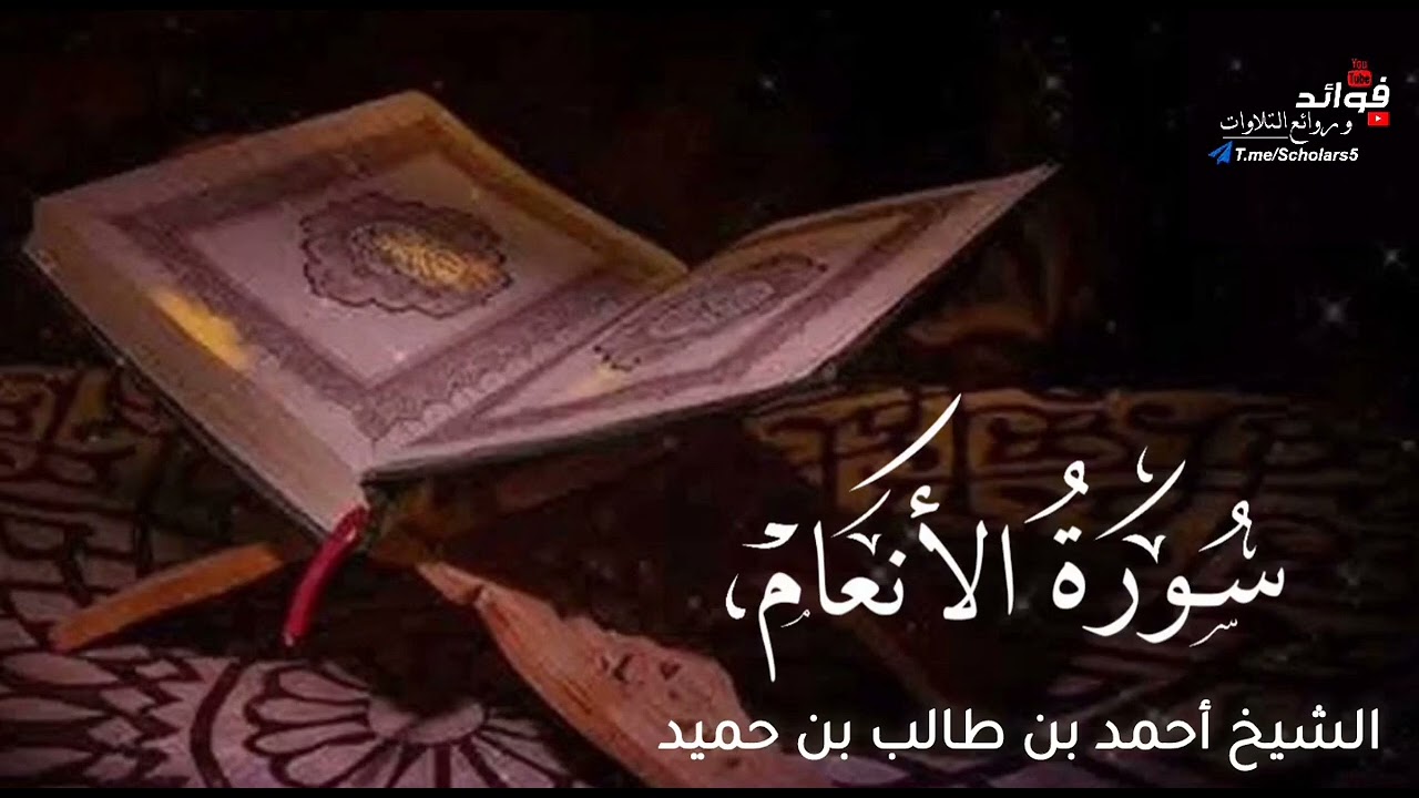 سورة الأنعام كاملة || الشيخ أحمد بن طالب بن حميد