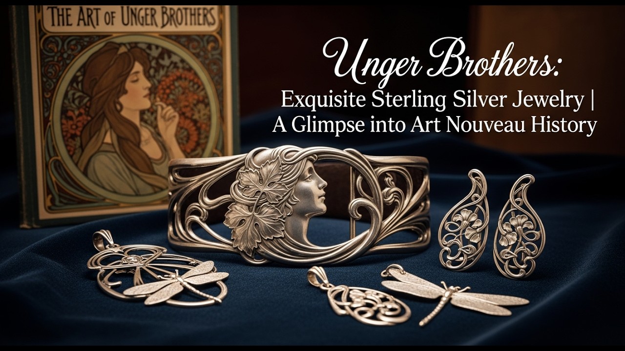 Unger Brothers: Exquisite Sterling Silver Jewelry | A Glimpse into Art Nouveau History