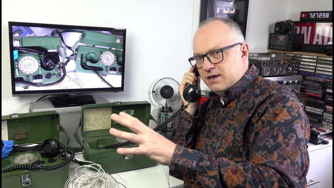 Using old Field Telephones as a wired intercom