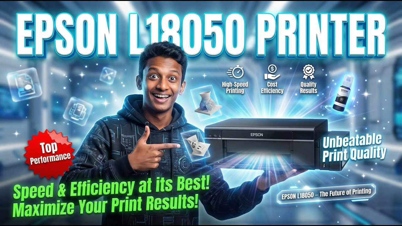 Epson L18050 Unboxing