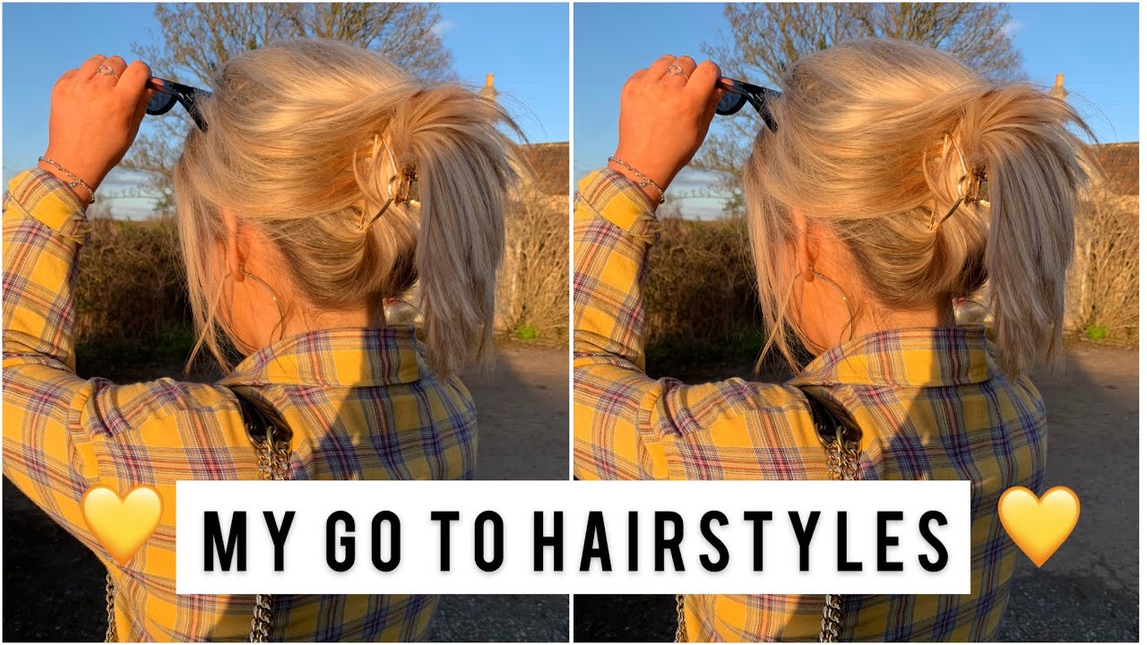 QUICK AND EASY HAIRSTYLES / HOW I STYLE MY HAIR | Niamh Jones