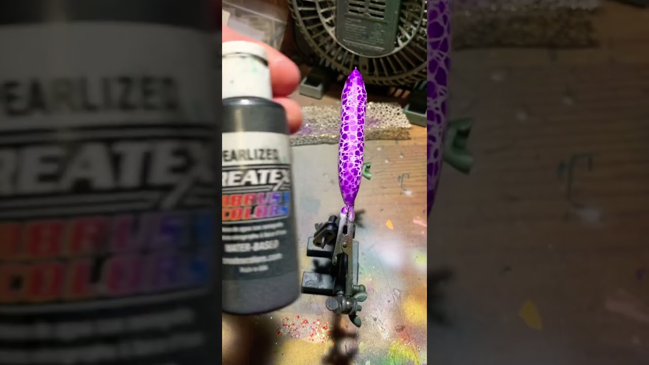 Painted a new lure! #fishing #bassfishing #fishinglures #fish #livescope #lurepainting #custom