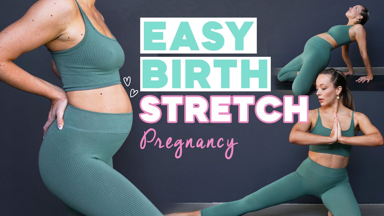 15 MIN Stretch Schwangerschaft / Geburtsvorbereitung & easy delivery 🤰 /  Pregnant and Fit 💪