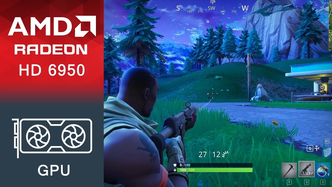 Fortnite Gameplay Radeon HD 6950