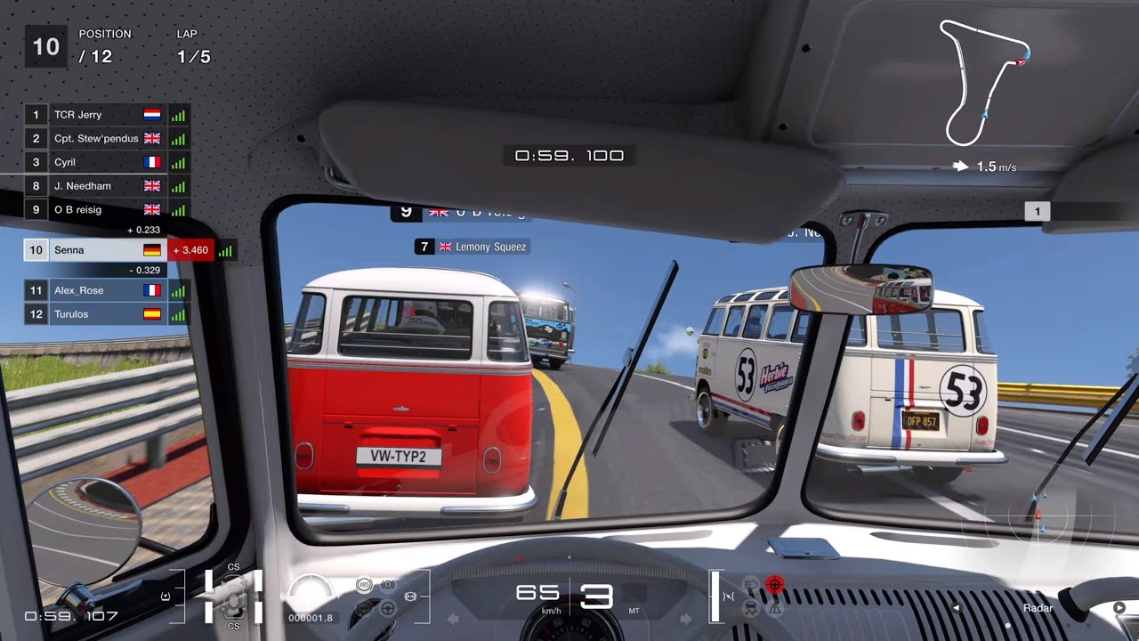 Gran Turismo 7 | Daily Race | Alsace - Test Course Reverse | Volkswagen Sambabus Typ 2 | Cockpit