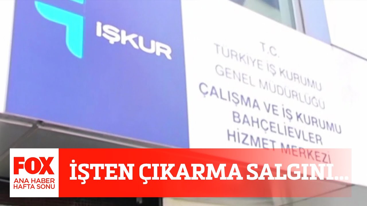İşten çıkarma salgını... 3 Temmuz 2021 FOX Ana Haber Hafta Sonu