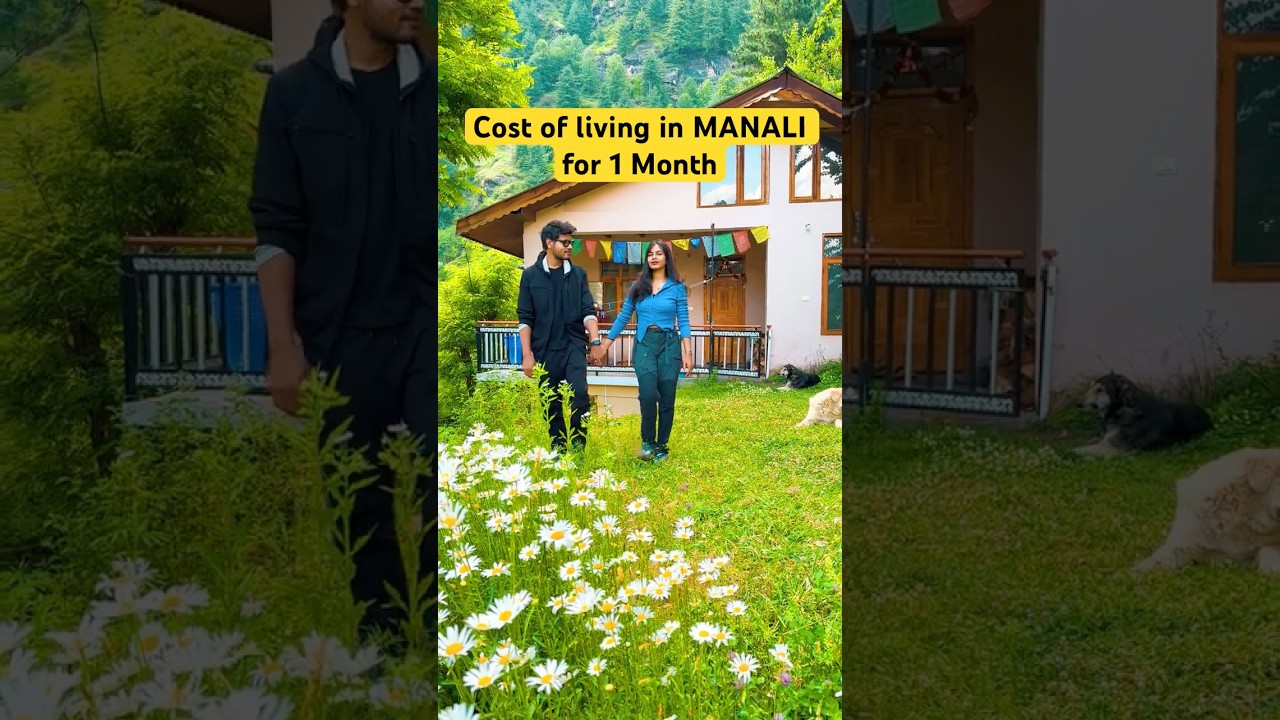 Cost of living in MANALI for 1 Month. It&rsquo;s so CHEAP 😱!! #manali #workfrommountains #manalitrip