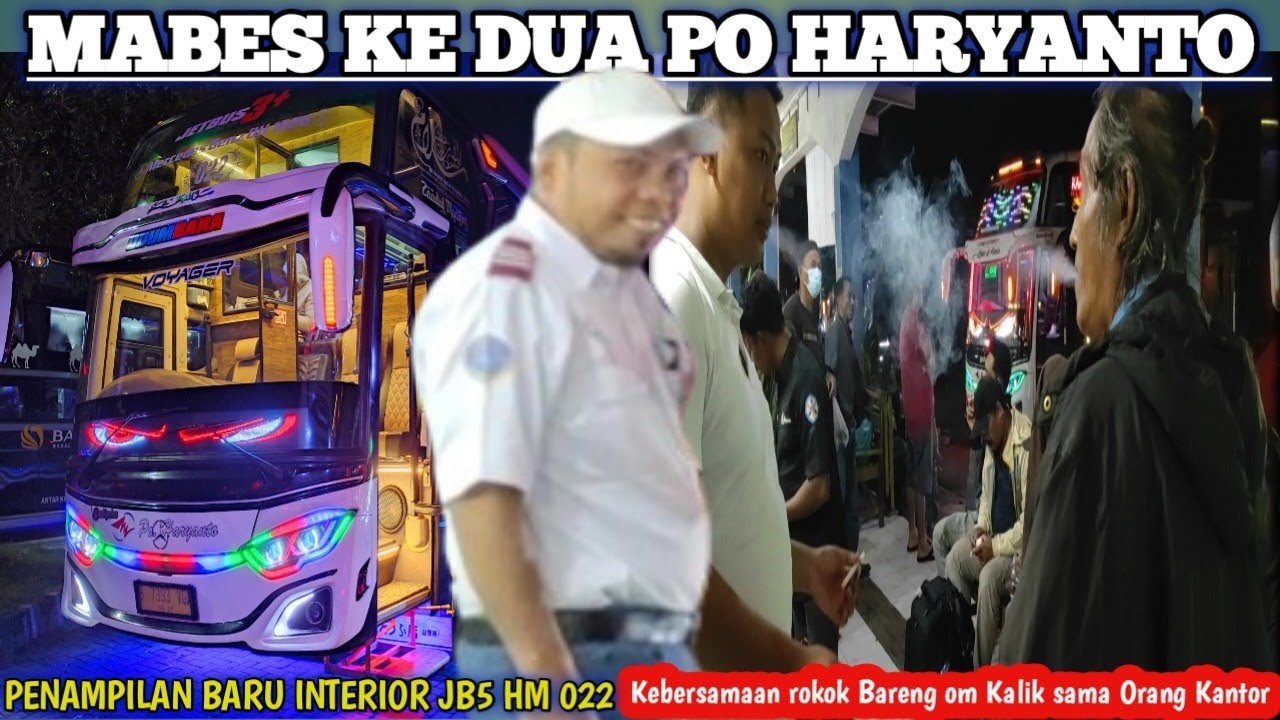 KEREN SEKALI PENAMPILAN BARU . INTERIOR JB5 BUS HM 022 AGOS BARONGAN.KEBER SAMAAN ORANG DALEM .