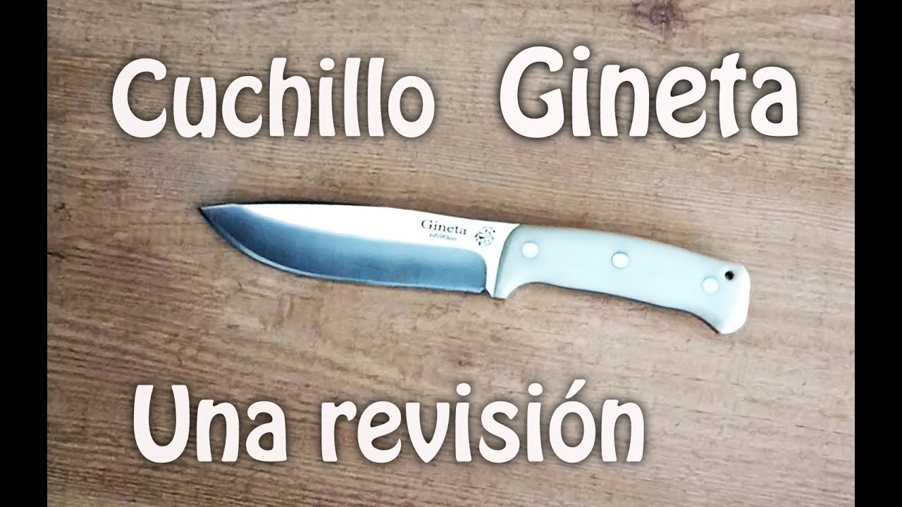 Cuchillo J&V Gineta en micarta blanca