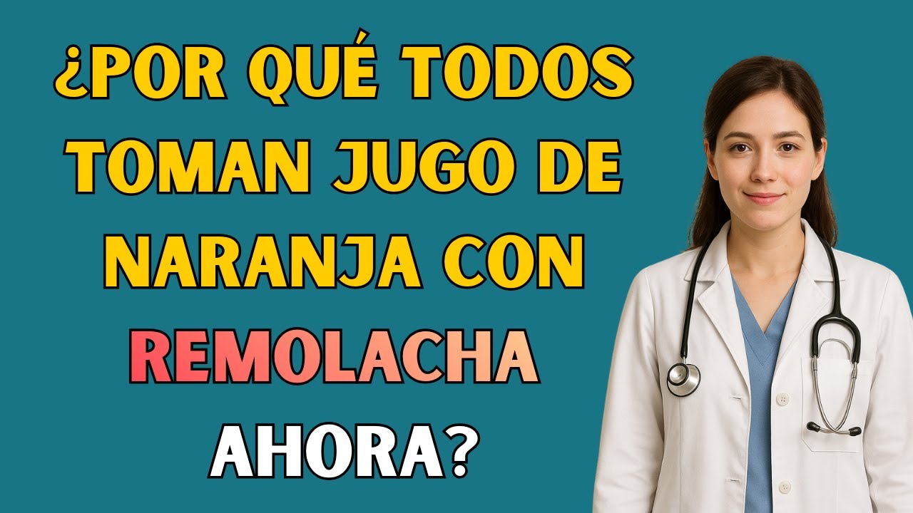 ¿Por qué todos toman JUGO de NARANJA con REMOLACHA ahora?