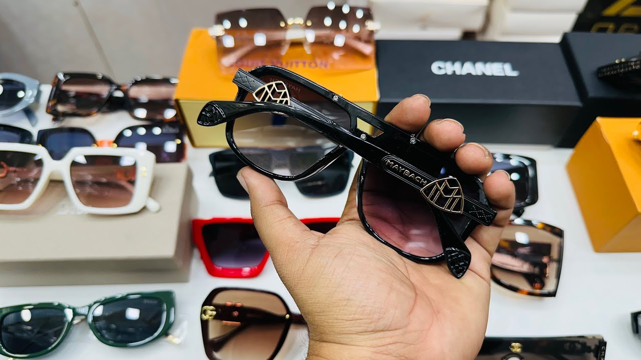 Imported sunglasses 😎 celebrity braded choices sunglasses in wholesale ballimaran wholesale market🕶️