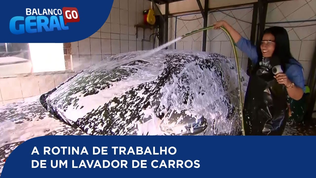 A ROTINA DE TRABALHO DE UM LAVADOR DE CARROS