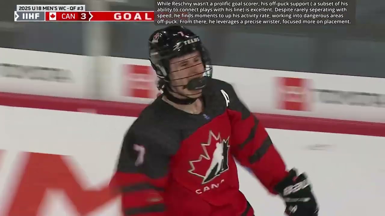 Cole Reschny - Off-Puck Support and Shooting - 2025 NHL Draft