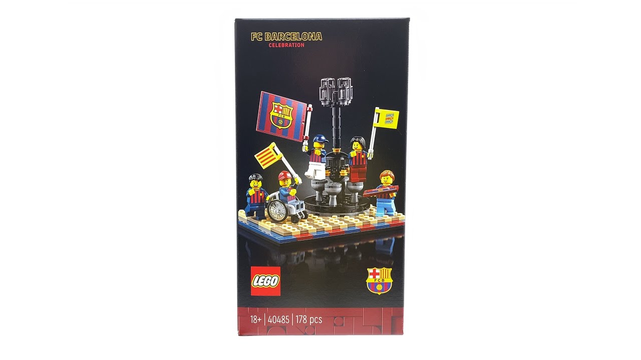 Lego&reg; 40485 FC Barcelona Celebration / Speed Build / Unboxing