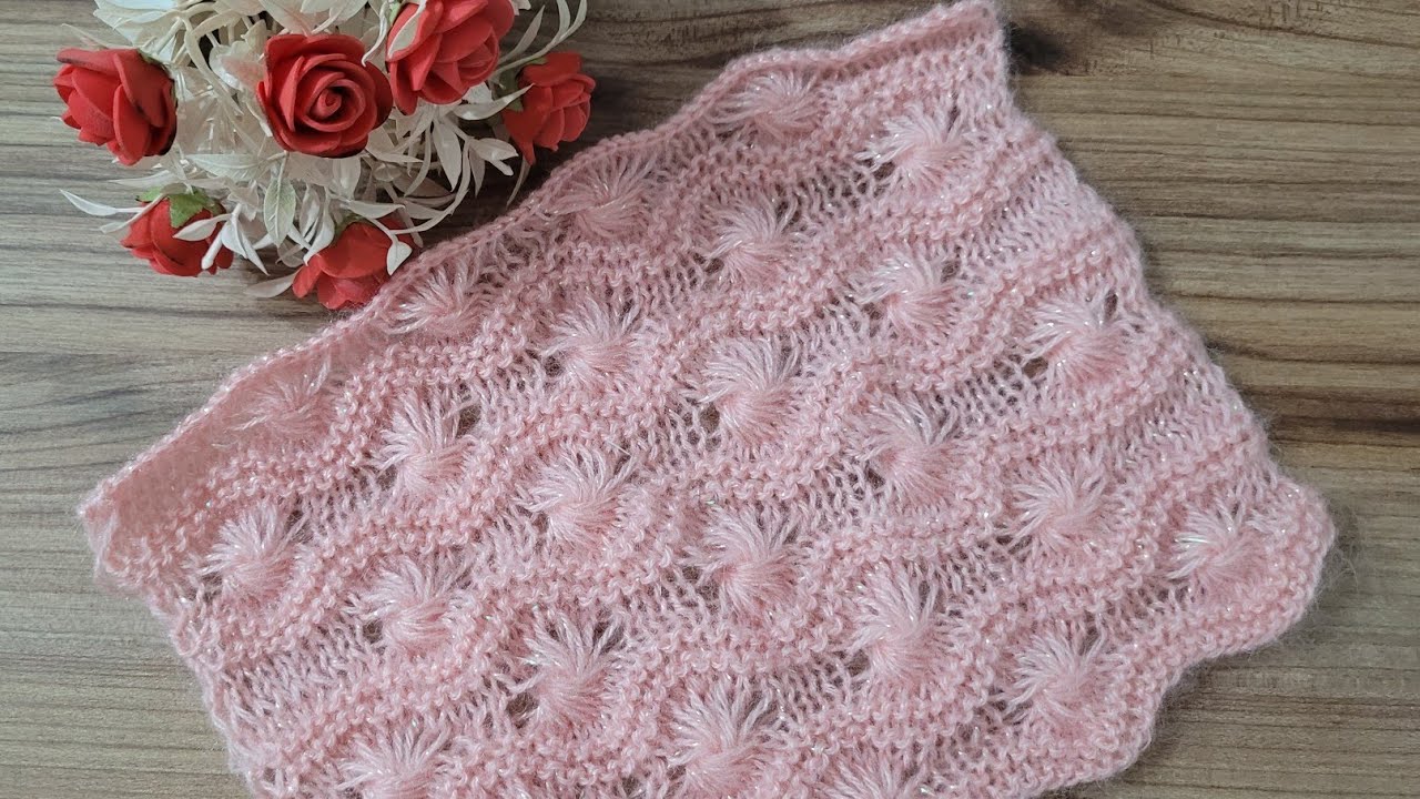Çok kolay 🤩Bu model bir harika💯 Türkan şoray kirpik modeli💯Very easy shawl model making